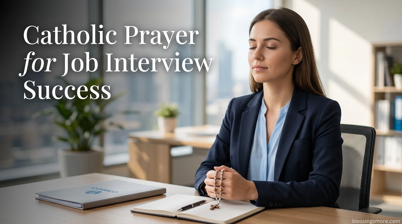Catholic Prayer for Job Interview Success