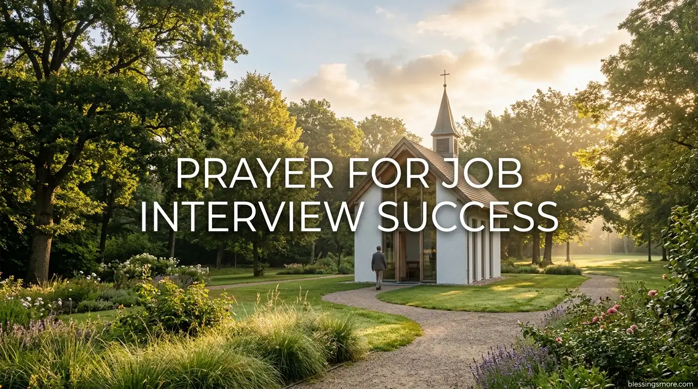 Prayer for Job Interview Success