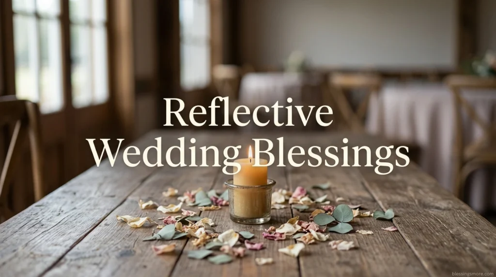 Reflective Wedding Blessings