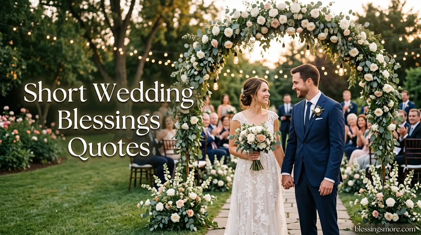 Short Wedding Blessings Quotes
