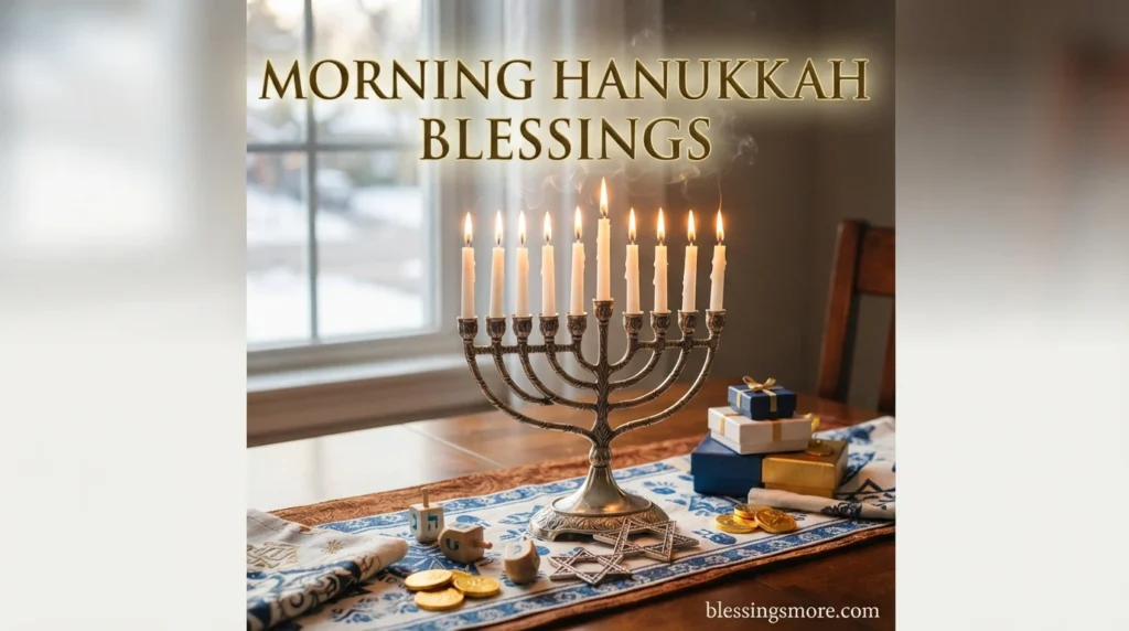 Morning Hanukkah Blessings
