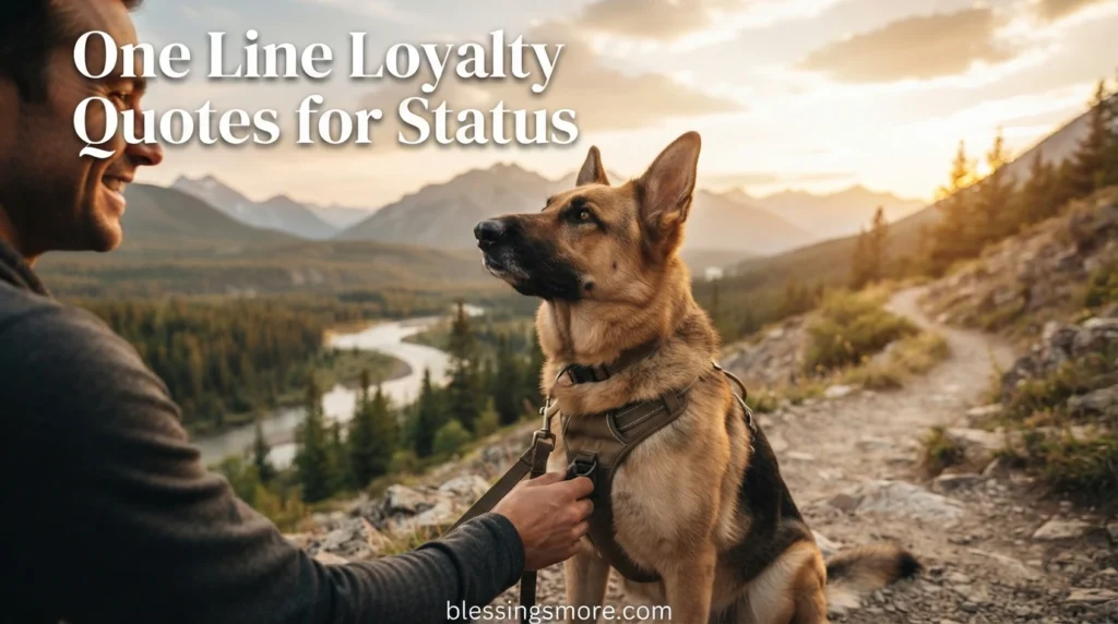 One Line Loyalty Quotes for Status