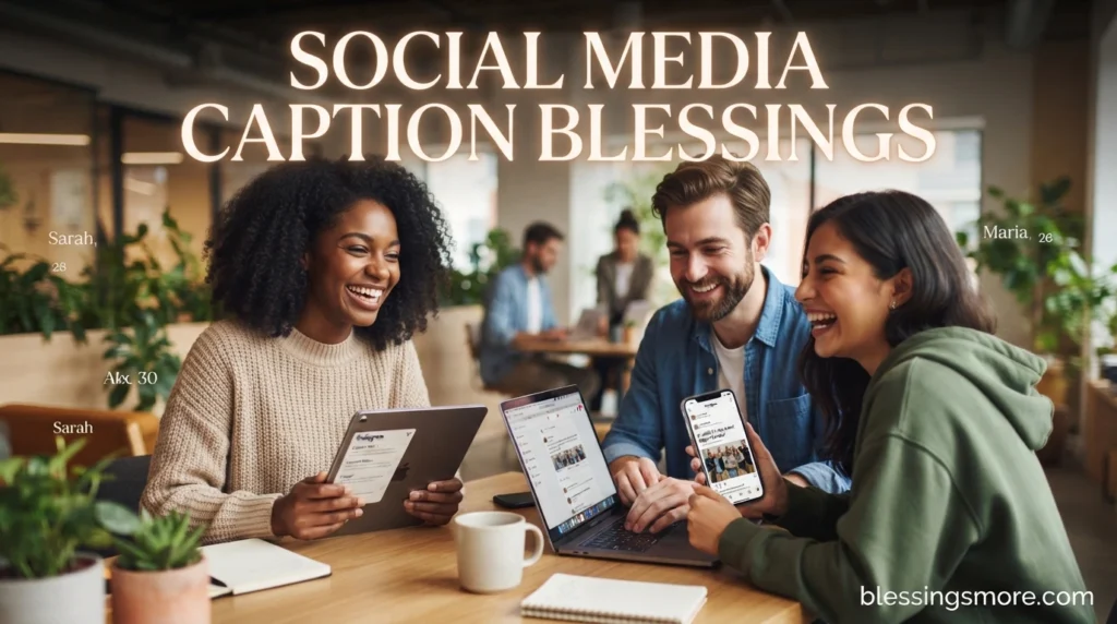 Social Media Caption Blessings
