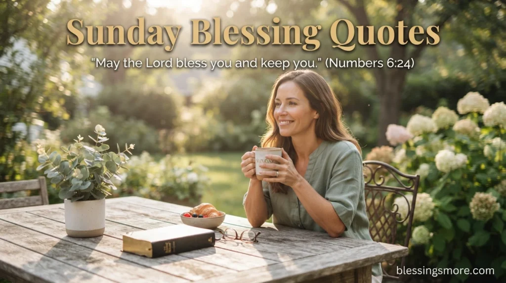 Sunday Blessing Quotes