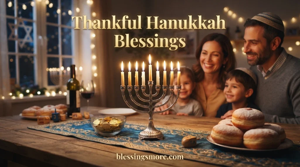 Thankful Hanukkah Blessings