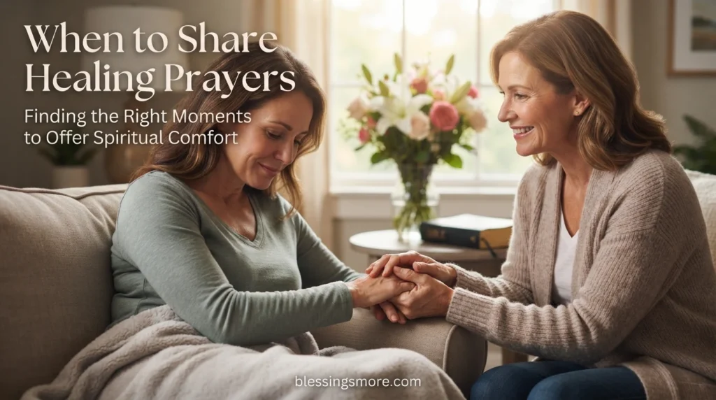 When to Share Healing Prayers