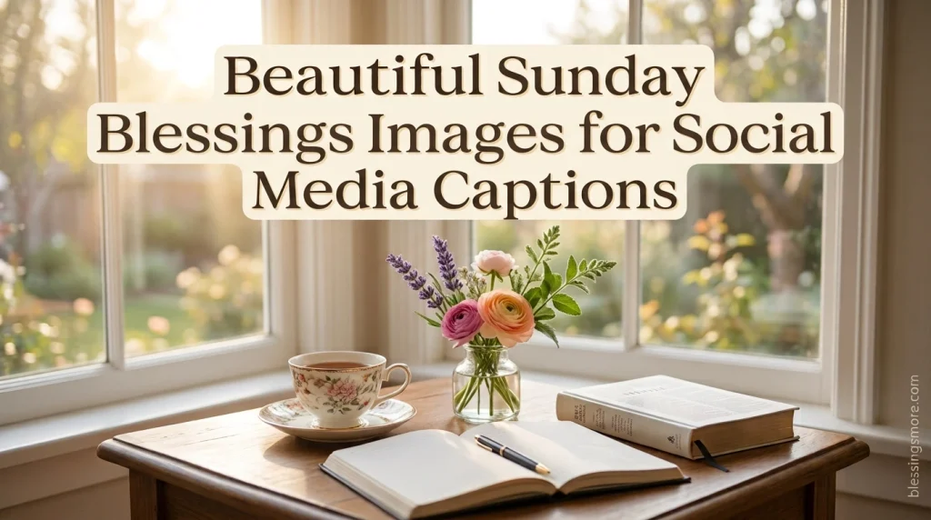 Beautiful Sunday Blessings Images for Social Media Captions