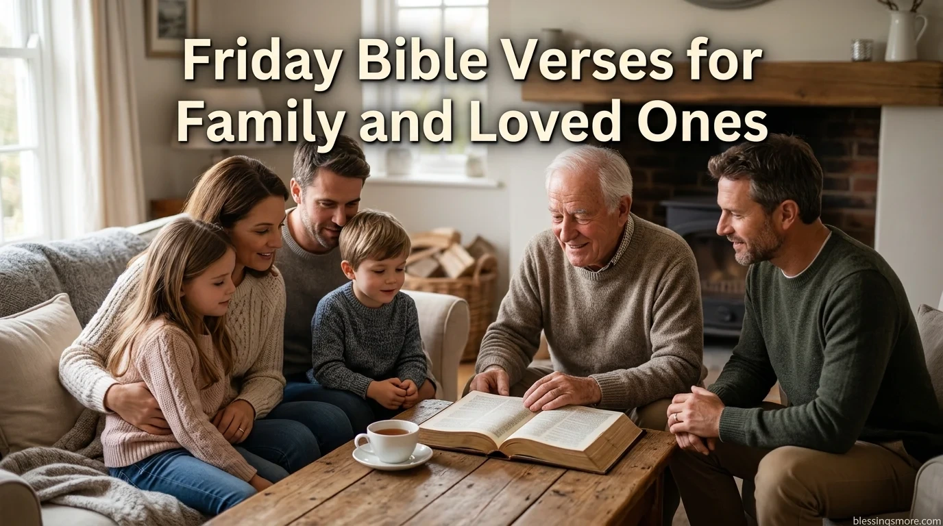 Friday Bible Verses for Family and Loved Ones