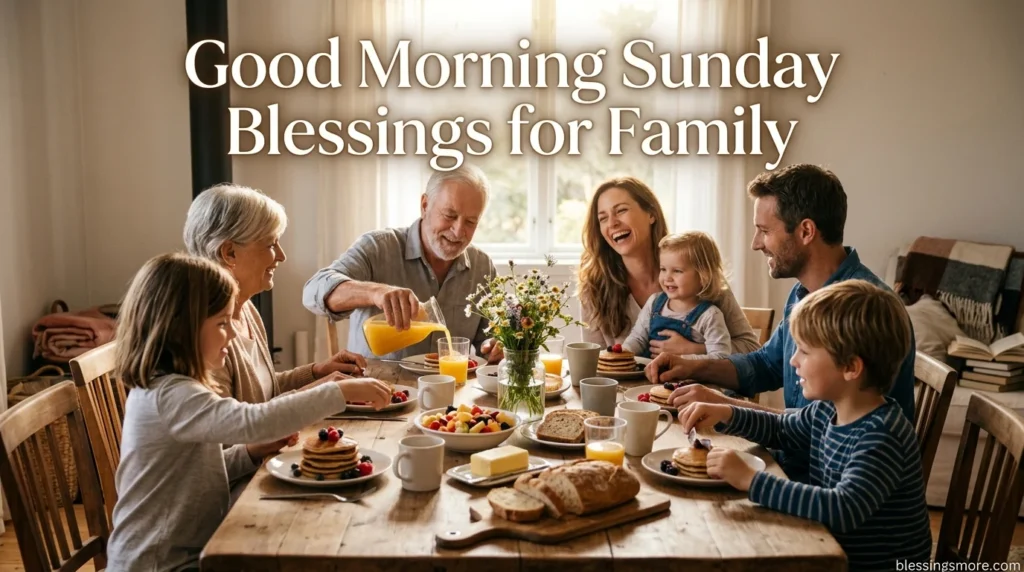 Good Morning Sunday Blessings for Family