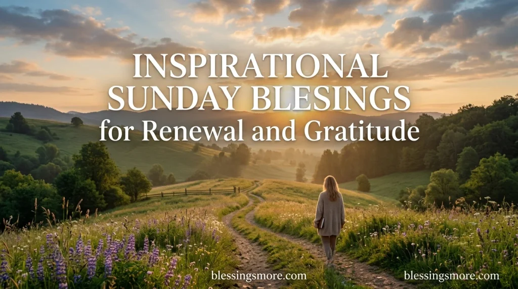Inspirational Sunday Blessings for Renewal and Gratitude