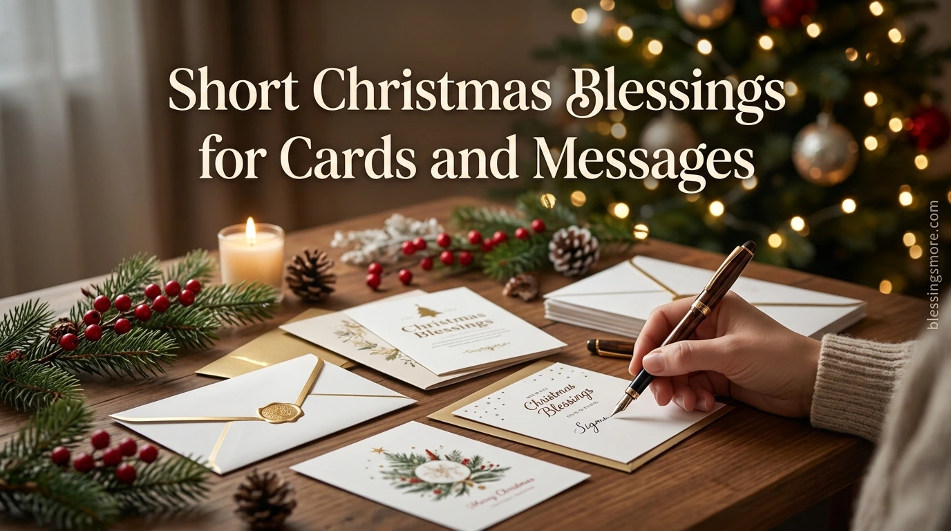 Short Christmas Blessings for Cards and Messages