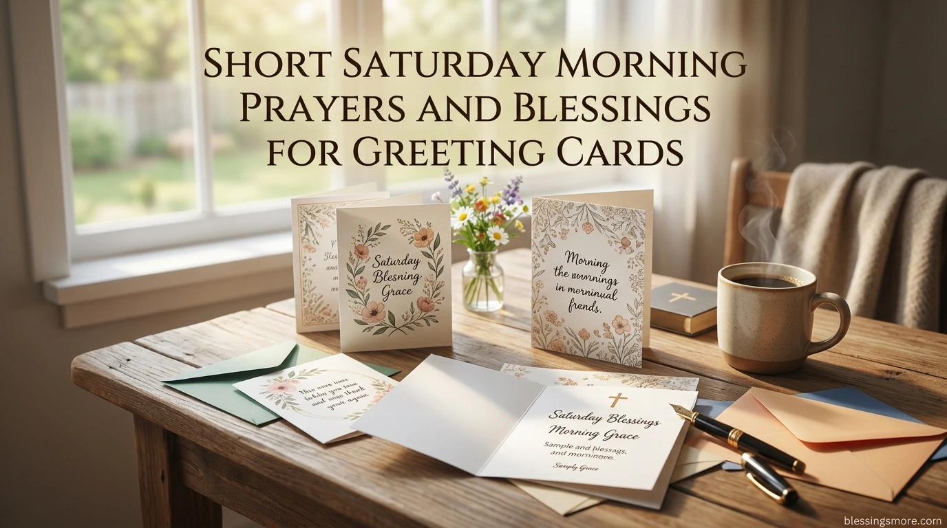 Short Saturday Morning Prayers and Blessings for Greeting Cards