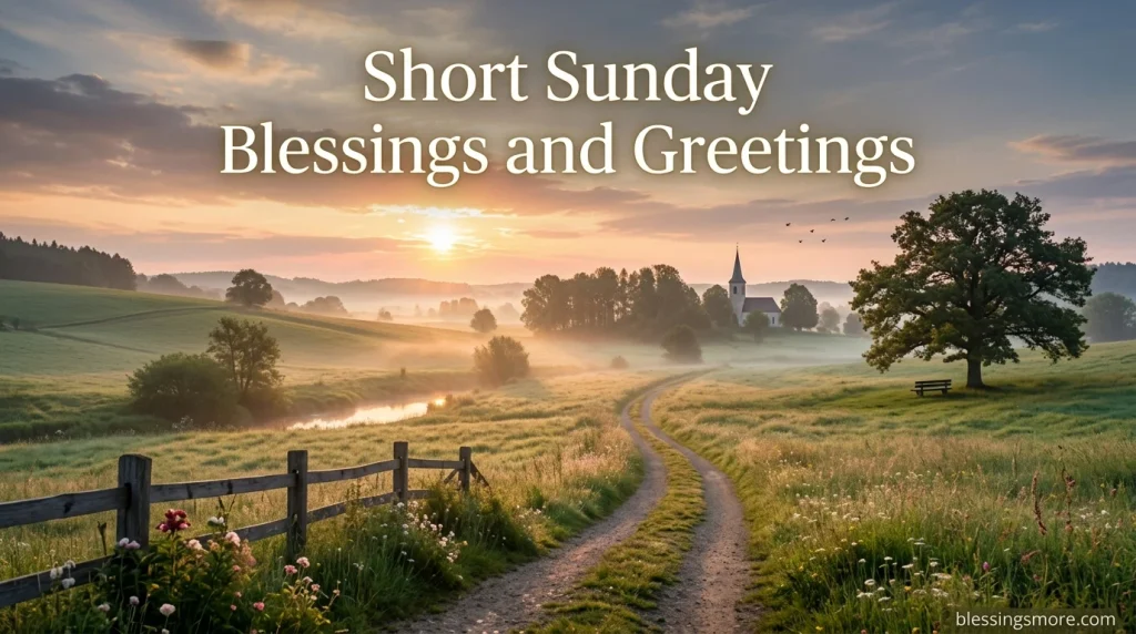 Short Sunday Blessings and Greetings