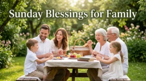 Sunday Blessings for Family